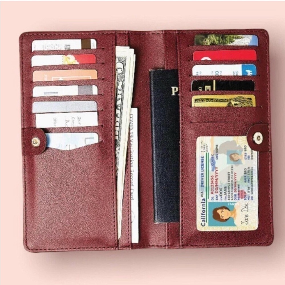 Brand New Lark & Ives Vegan Leather Wallet - Picture 2 of 8